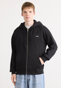 DAPO ZIP - Zip-up sweatshirt - black