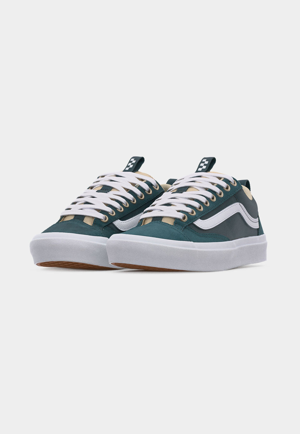 SKATE OLD SKOOL 36 UNISEXE - Baskets - avoine/bleu sarcelle profond