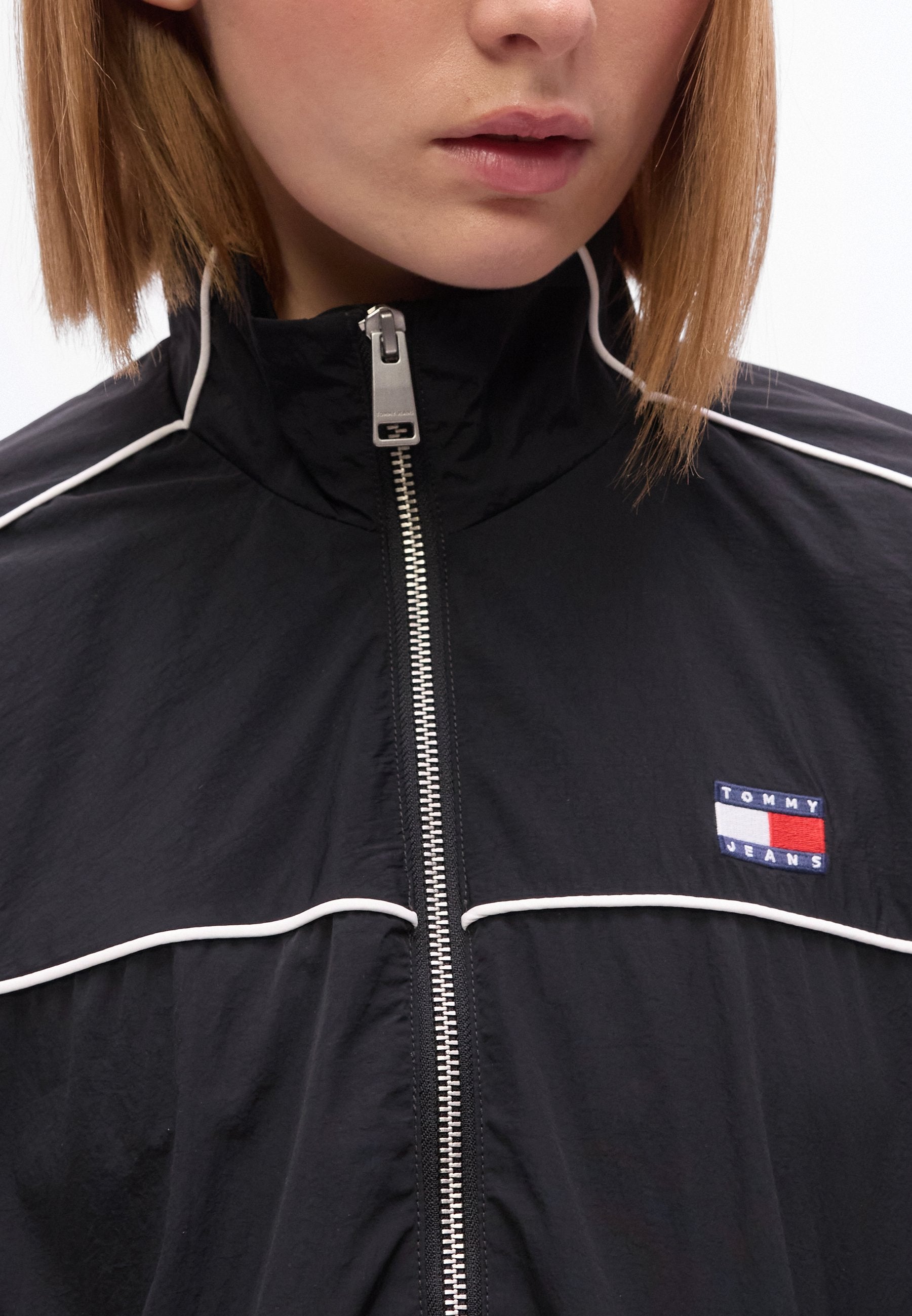 PIPING JACKET - Summer jacket - black