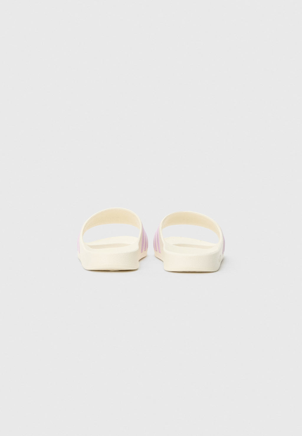 ADILETTE AQUA UNISEX - Pool slides - off white/bliss lilac