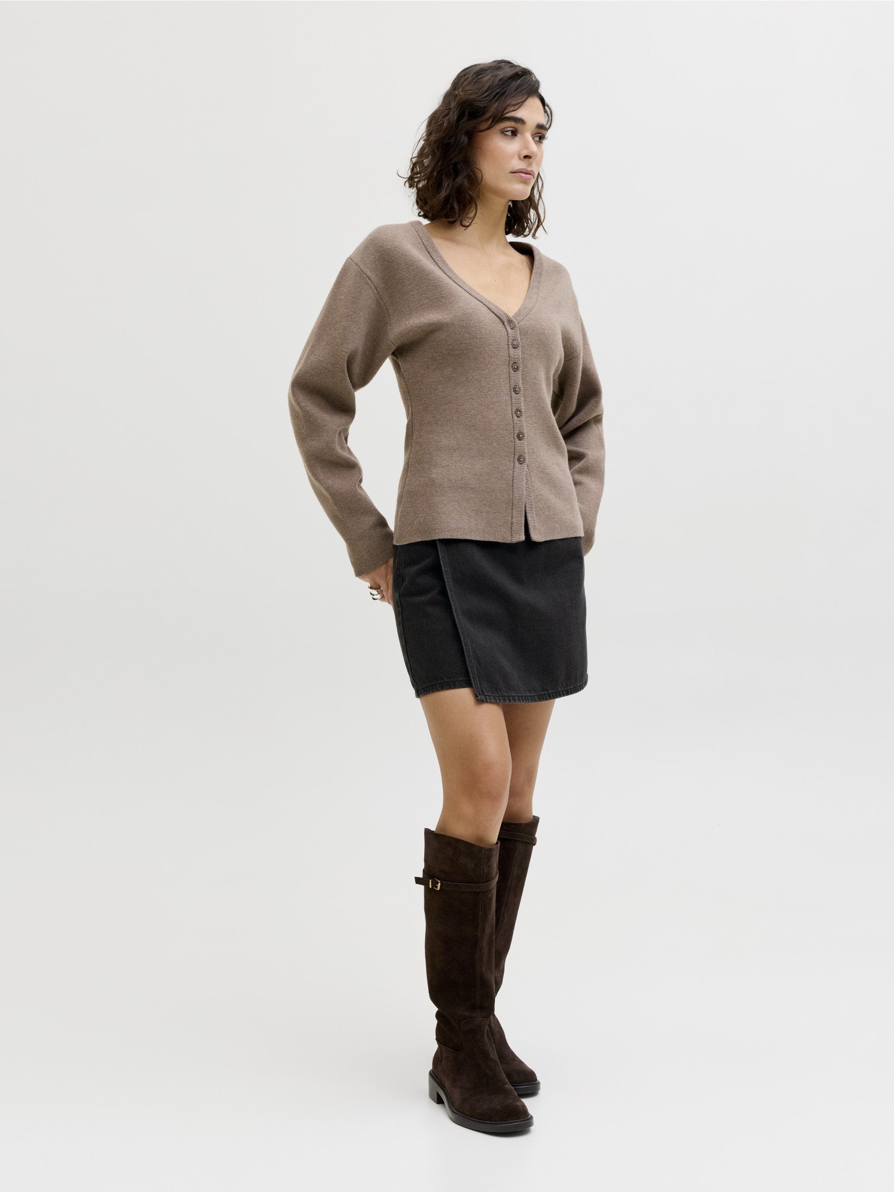 JXGRETA - Skort - black denim