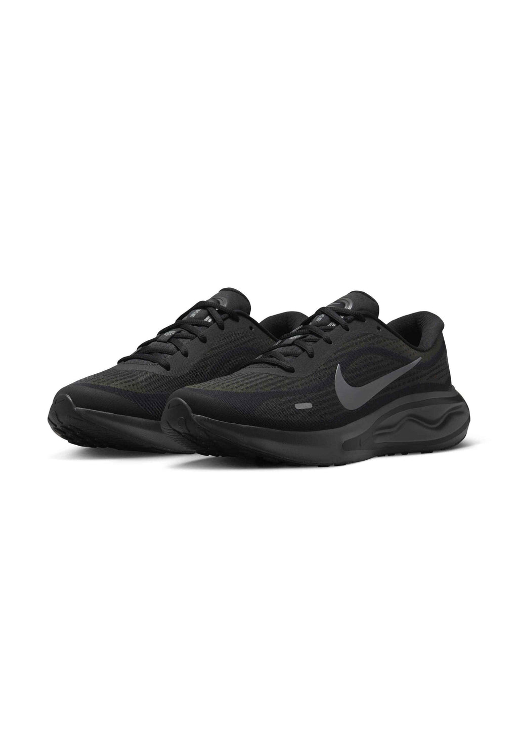 JOURNEY RUN - Road running shoes - black medium ash smoke grey