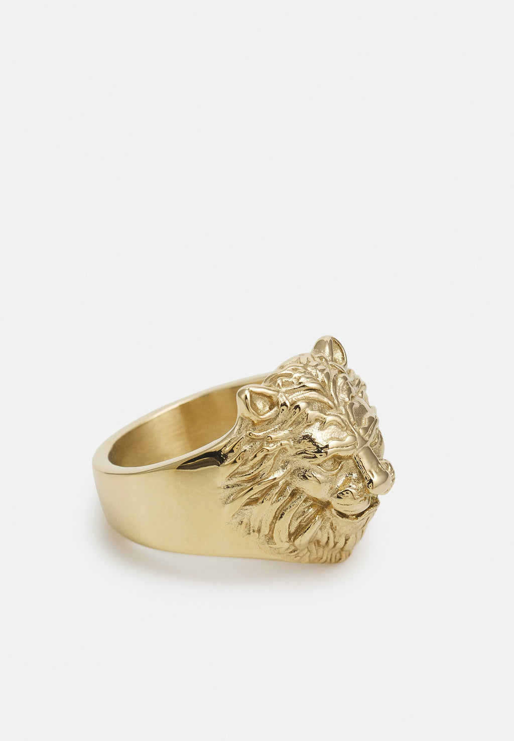 LION HEAD - Ring - yellow gold-coloured