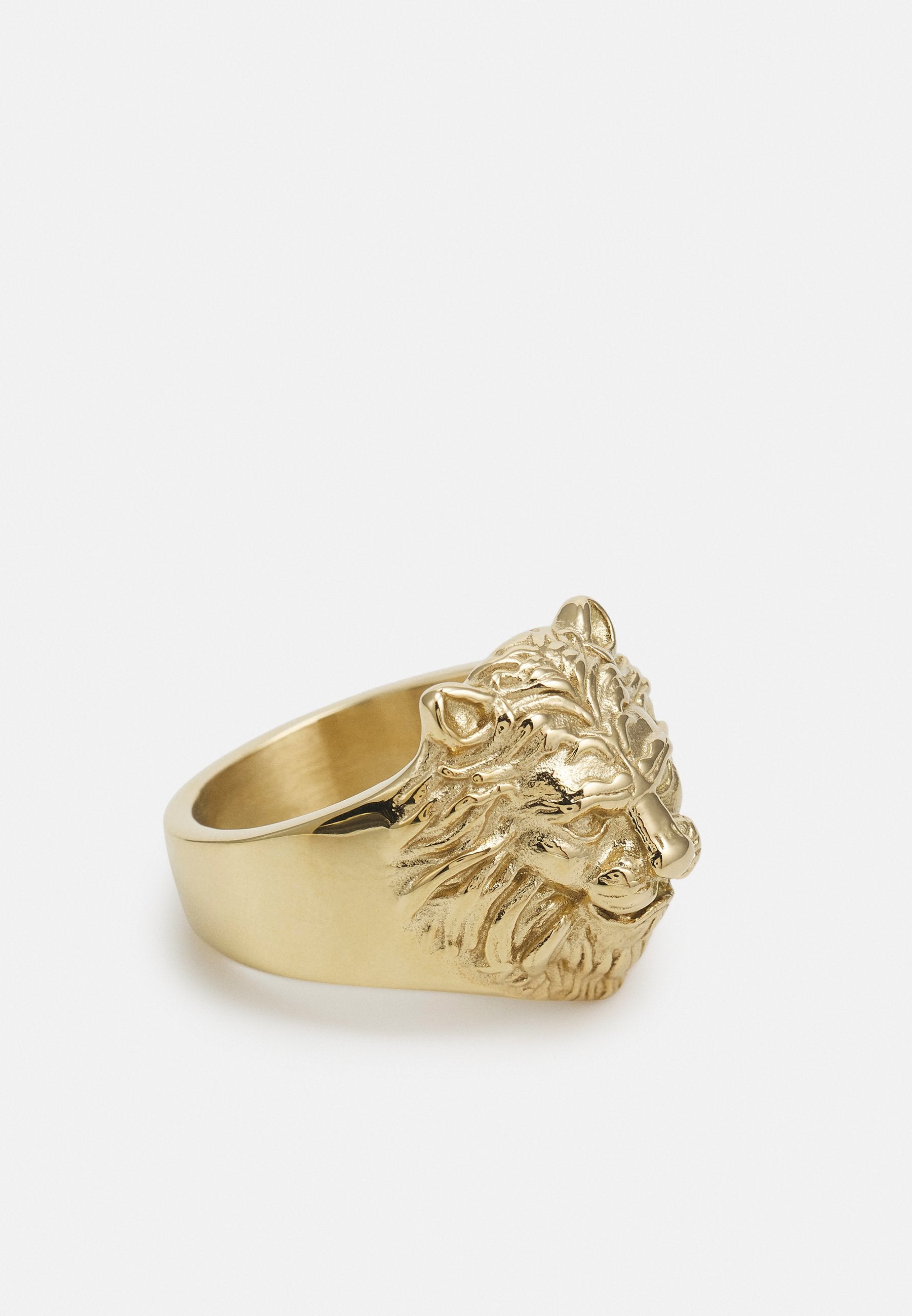 LION HEAD - Ring - yellow gold-coloured