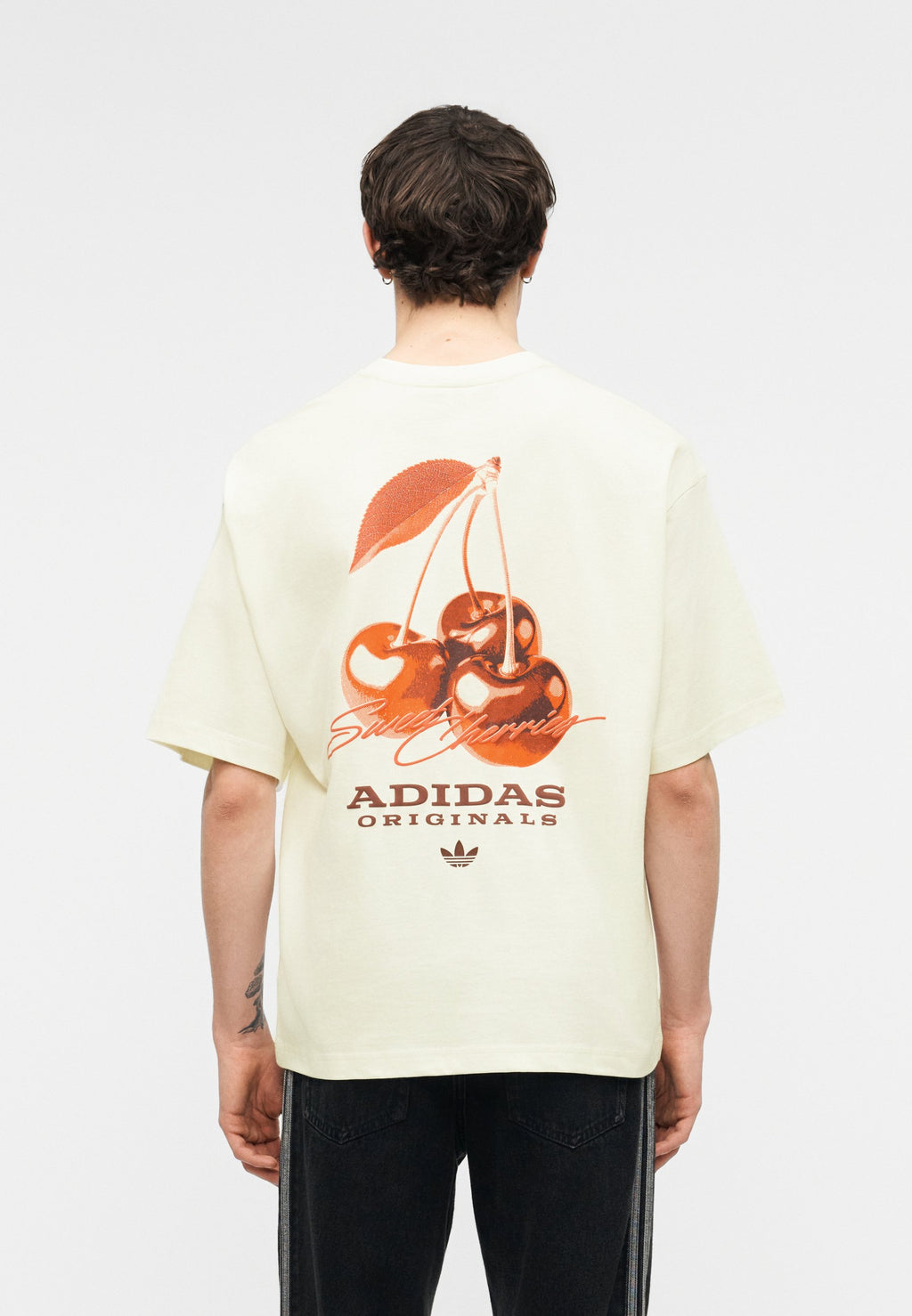 CHERRY TEE UNISEX - Print T-shirt - off-white