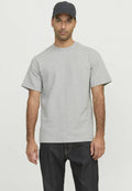 T-SHIRT RDD GEDRUCKT RUNDHALS T-SHIRT - Basic T-shirt - light grey melange