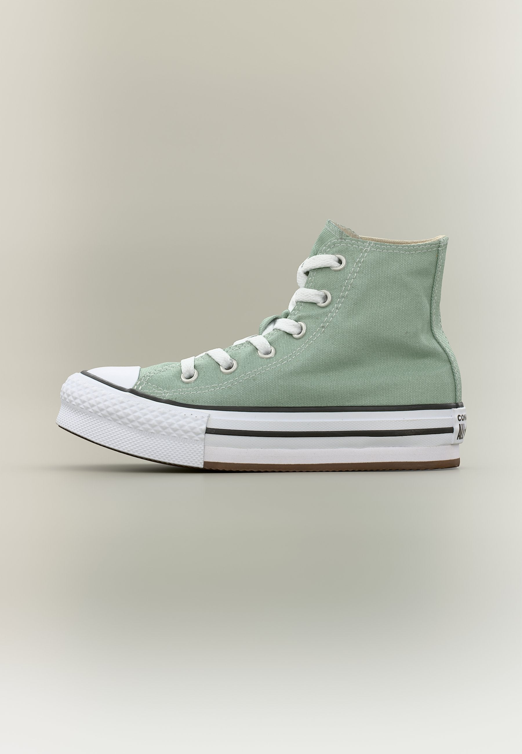 CHUCK TAYLOR ALL STAR LIFT PLATFORM UNISEX - High-top trainers - thyme again/white/natural ivory