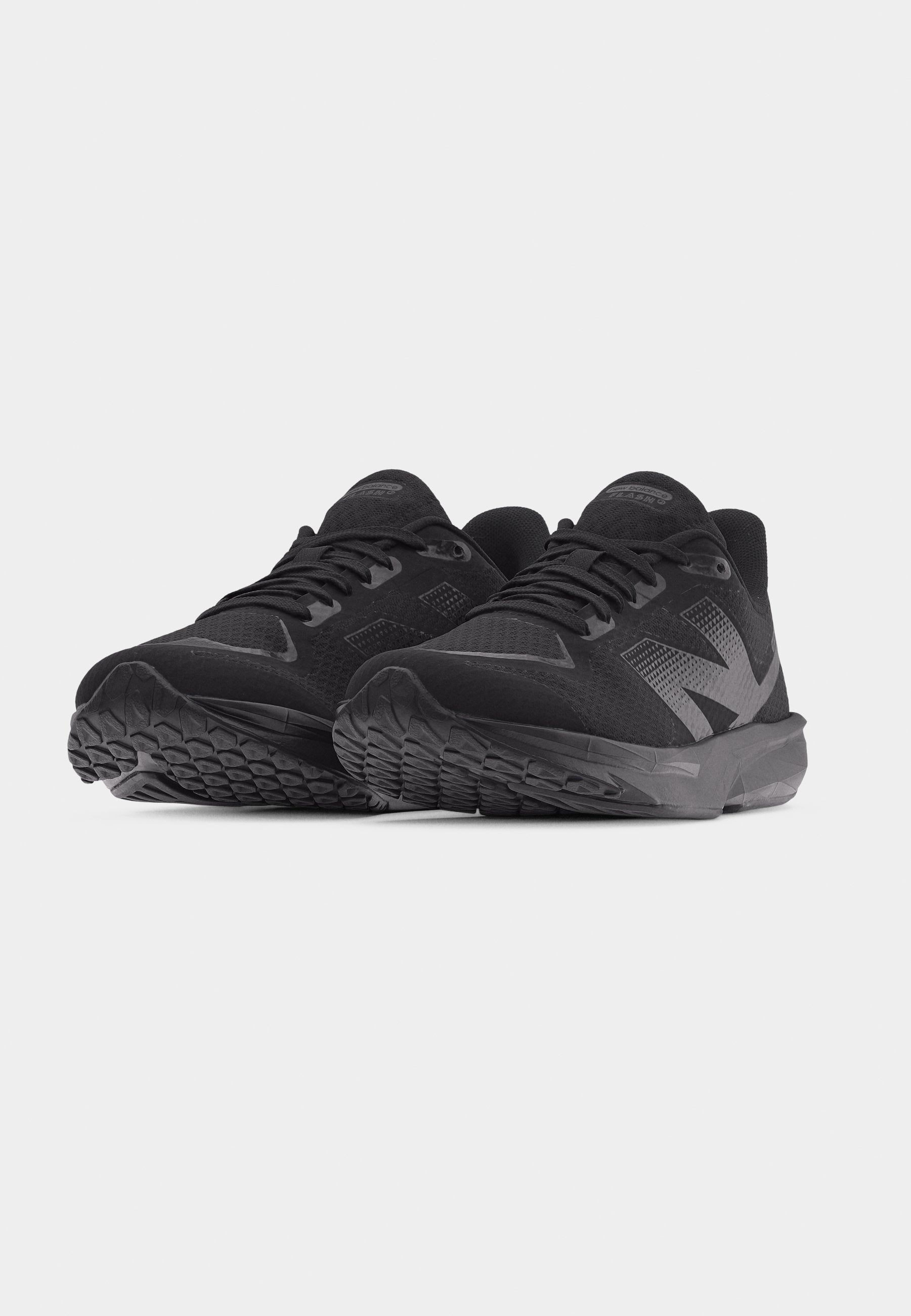FLASH UNISEX - Road running shoes - black