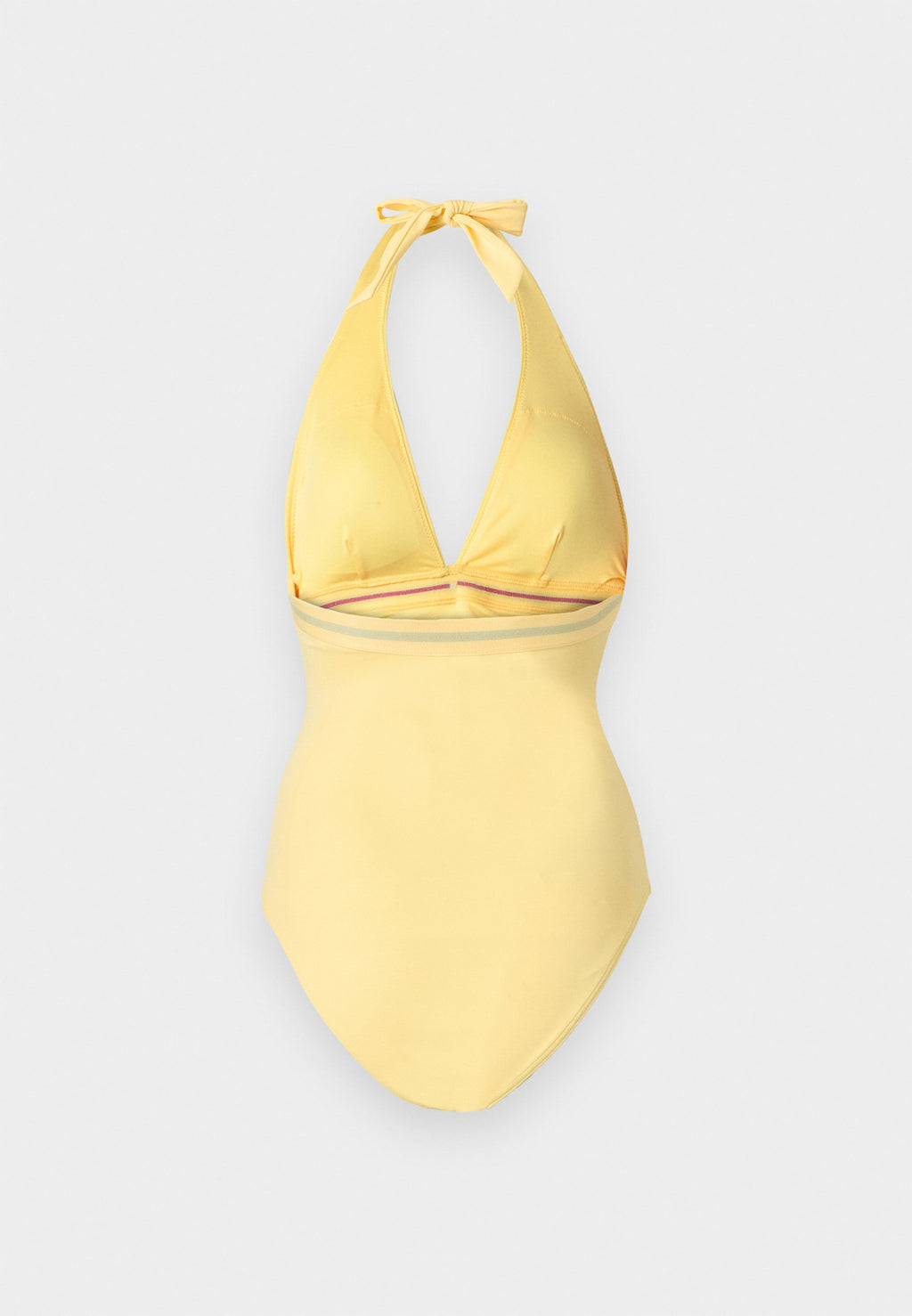 ORIGINAL LOGO HALTER - Swimsuit - citronella