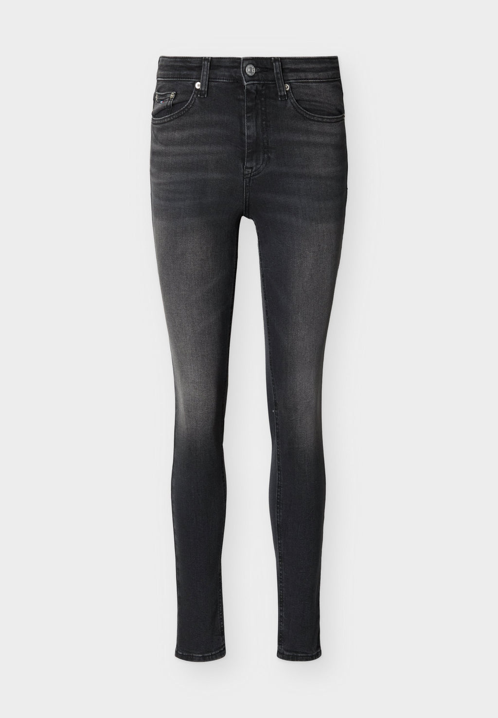 NORA MID RISE SKINNY BLACK JEANS - Jeans Skinny Fit - denim black