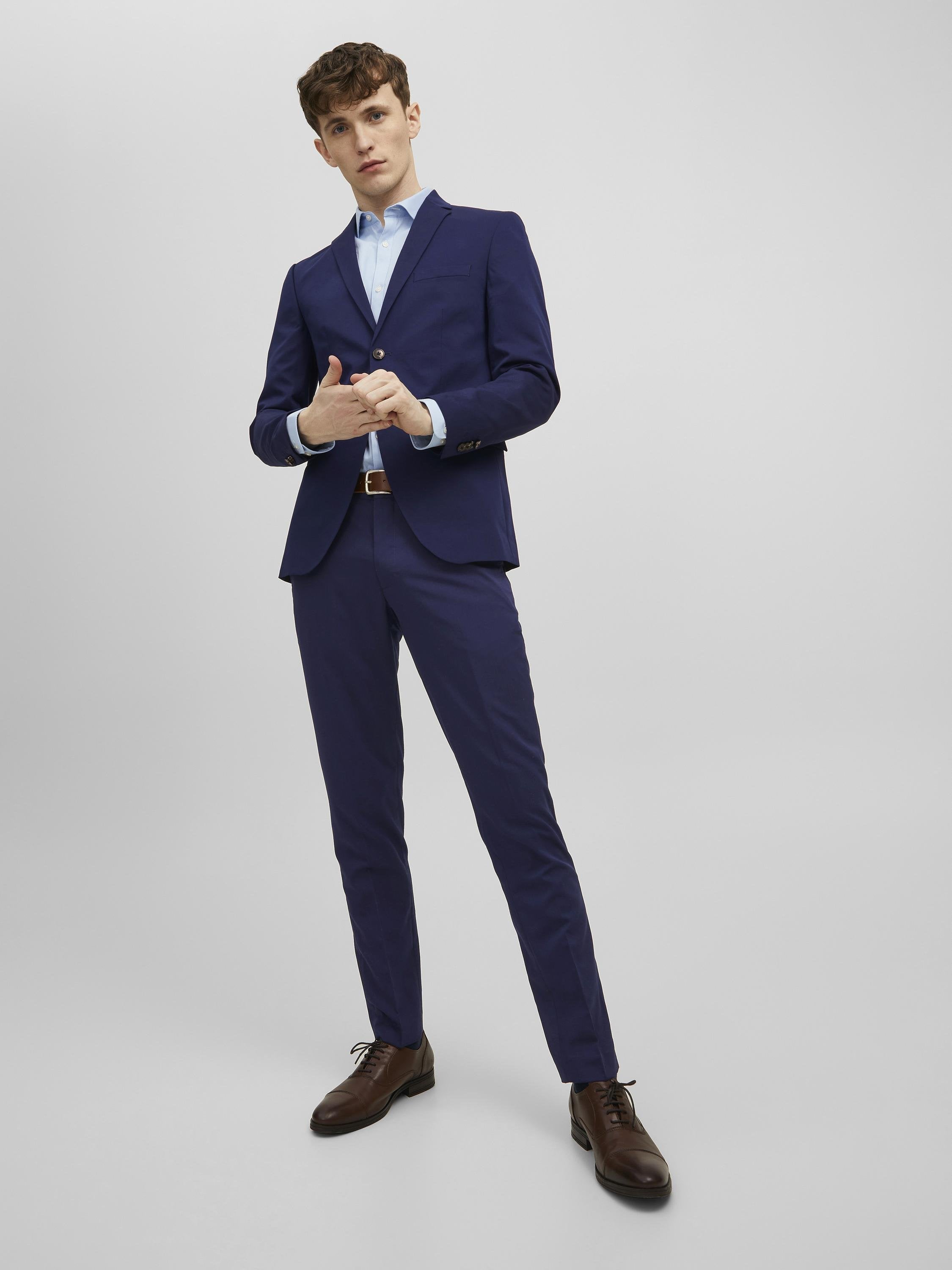JPRFRANCO SUIT NOOS SET - Costume - bleu médiéval