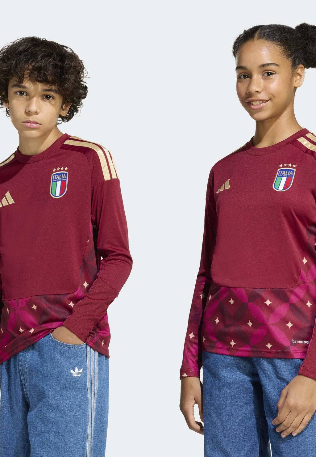 ITALY 26 HOME GOALKEEPER LONG SLEEVE - National team wear - team coll burgundy