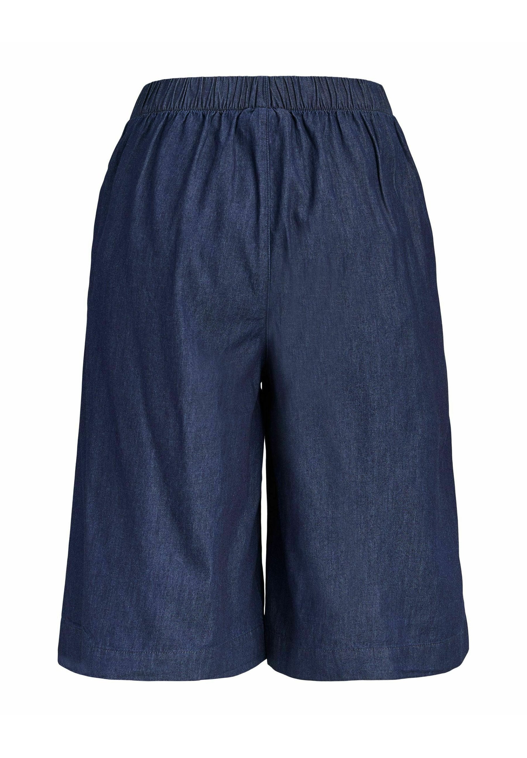 Casual JXDEBBY Casual - Denim shorts - dark blue denim