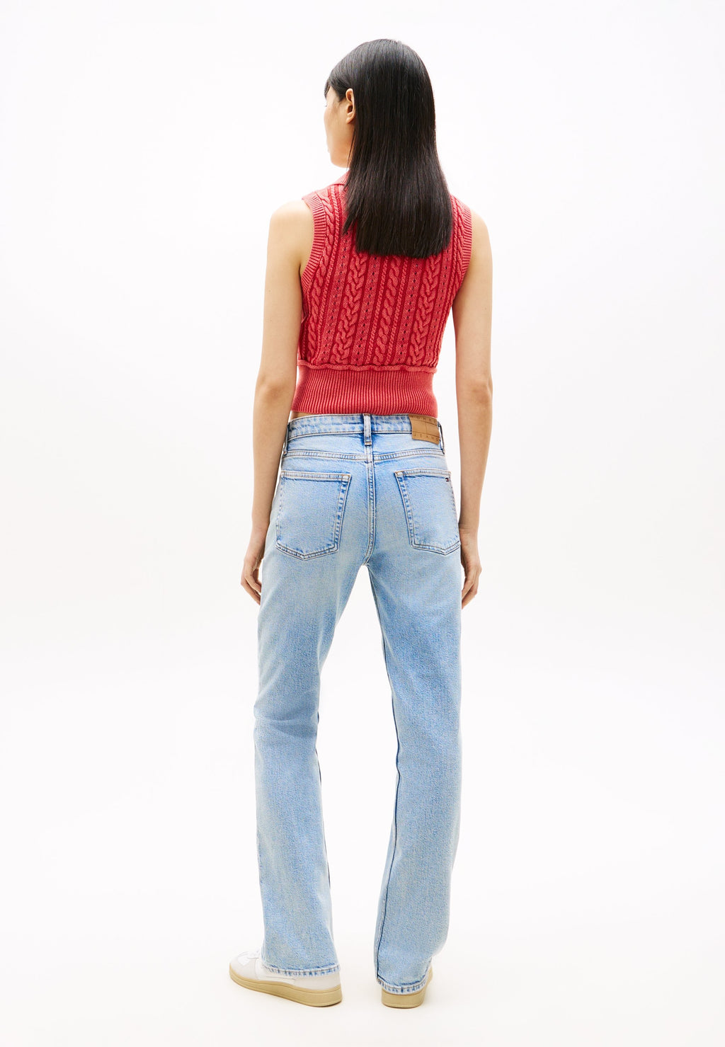 FADED MID RISE BOOTCUT JEANS - Slim fit jeans - denim light