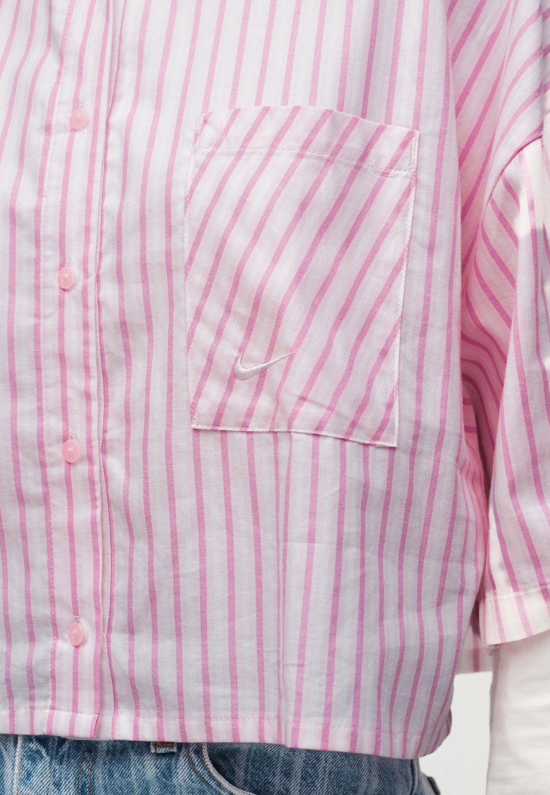 Chemise boutonnée - magenta/rose mousse/blanc sommet