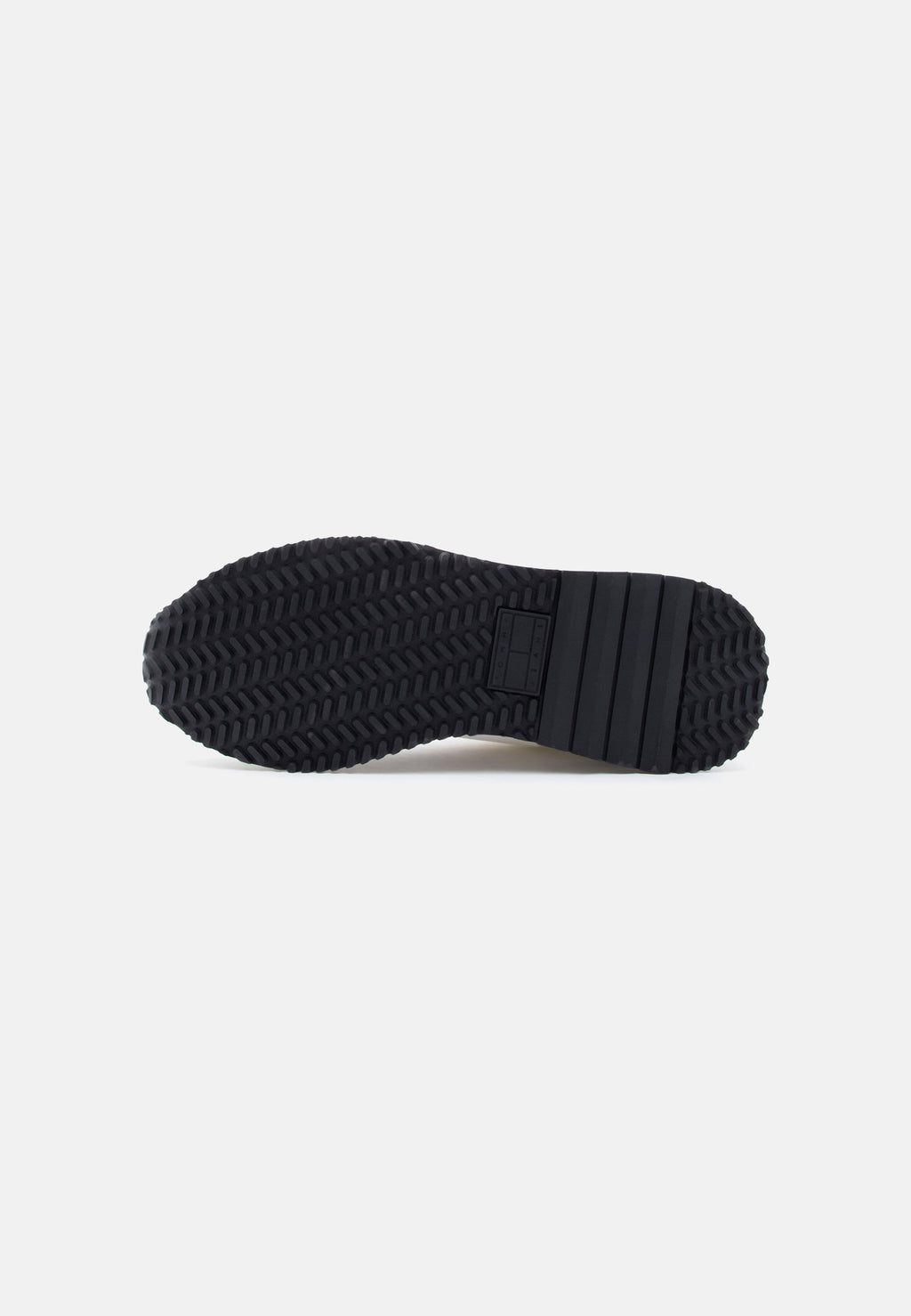 LOGO SUEDE CONTRAST HEEL TRAINERS - Trainers - ecru/black