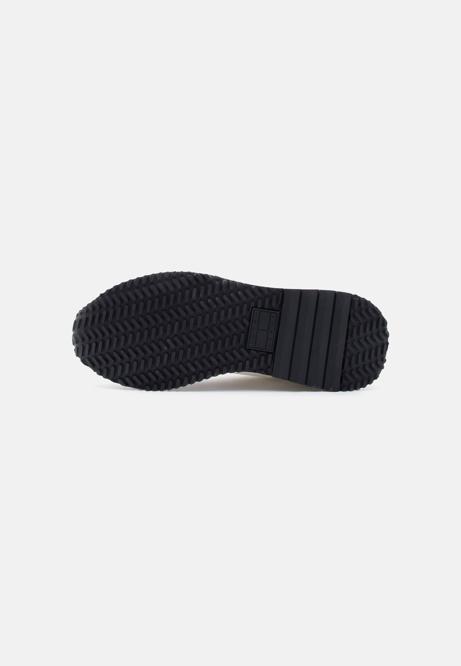 LOGO SUEDE CONTRAST HEEL TRAINERS - Trainers - ecru/black