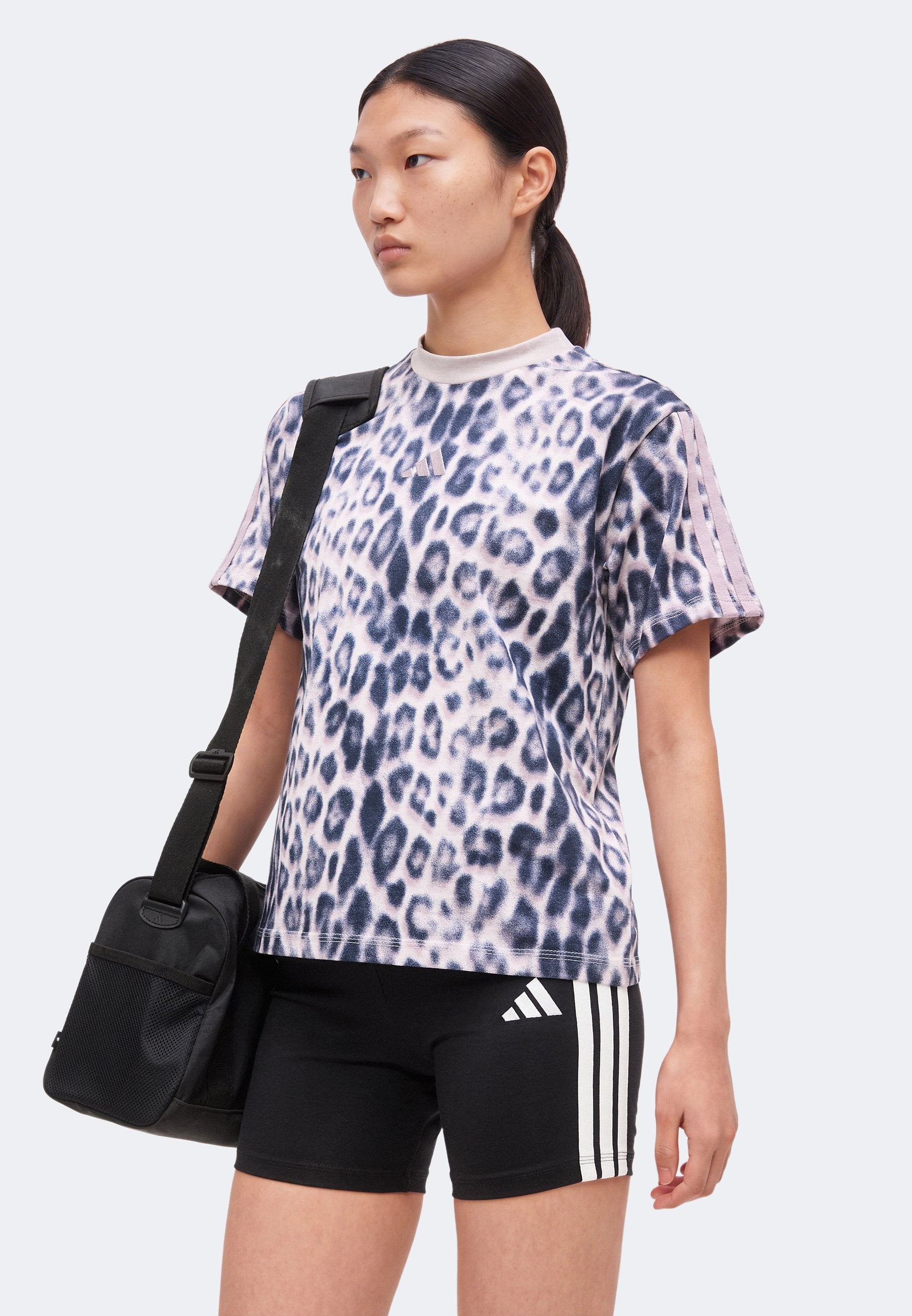 Print T-shirt - multicolor/ice purple