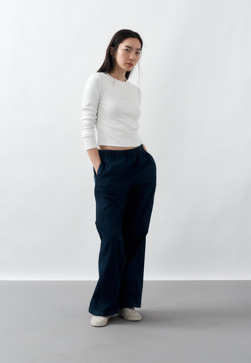 PARACHUTE PANT - Wide Leg - dark galaxy