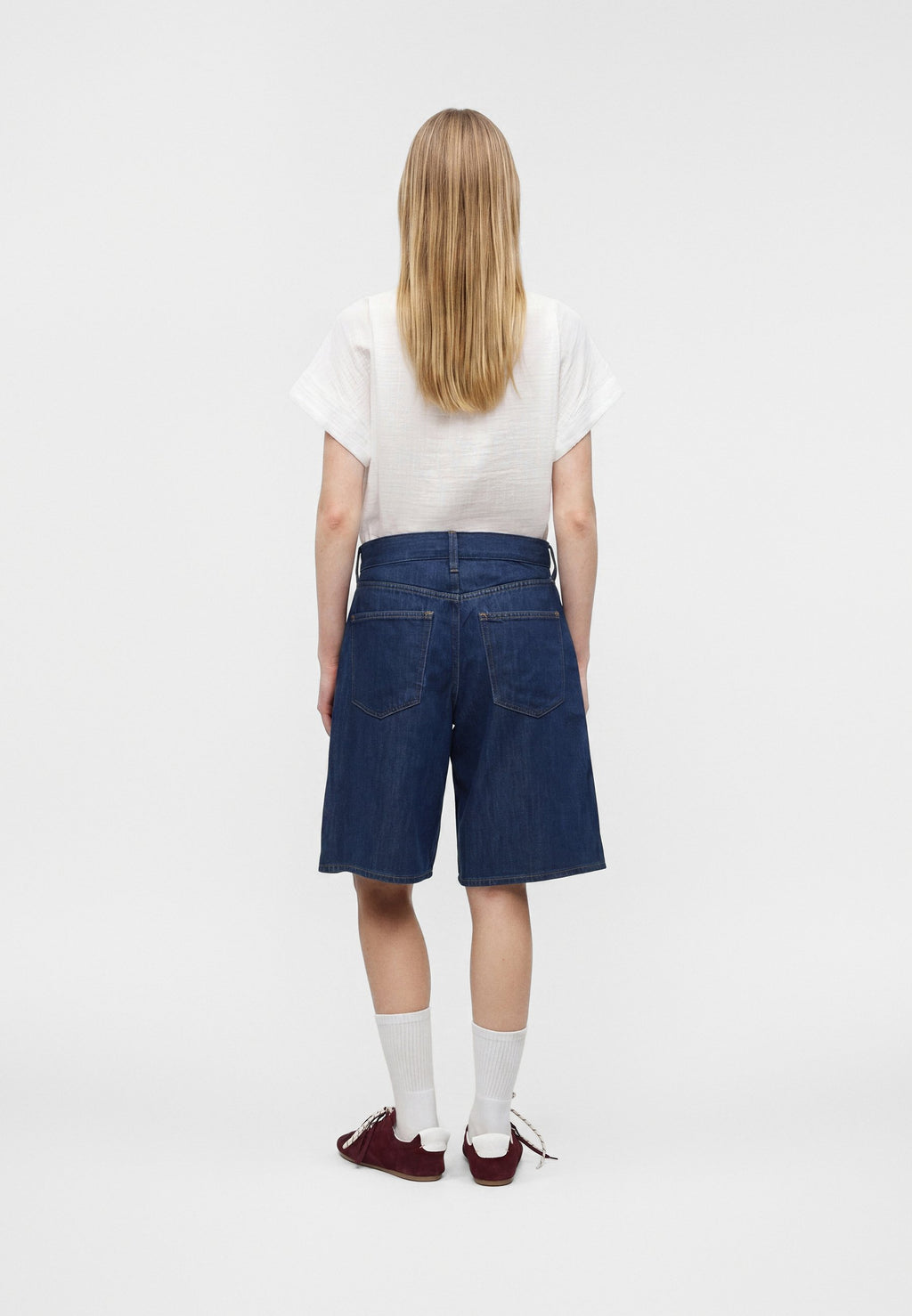 Denim shorts - dark wash