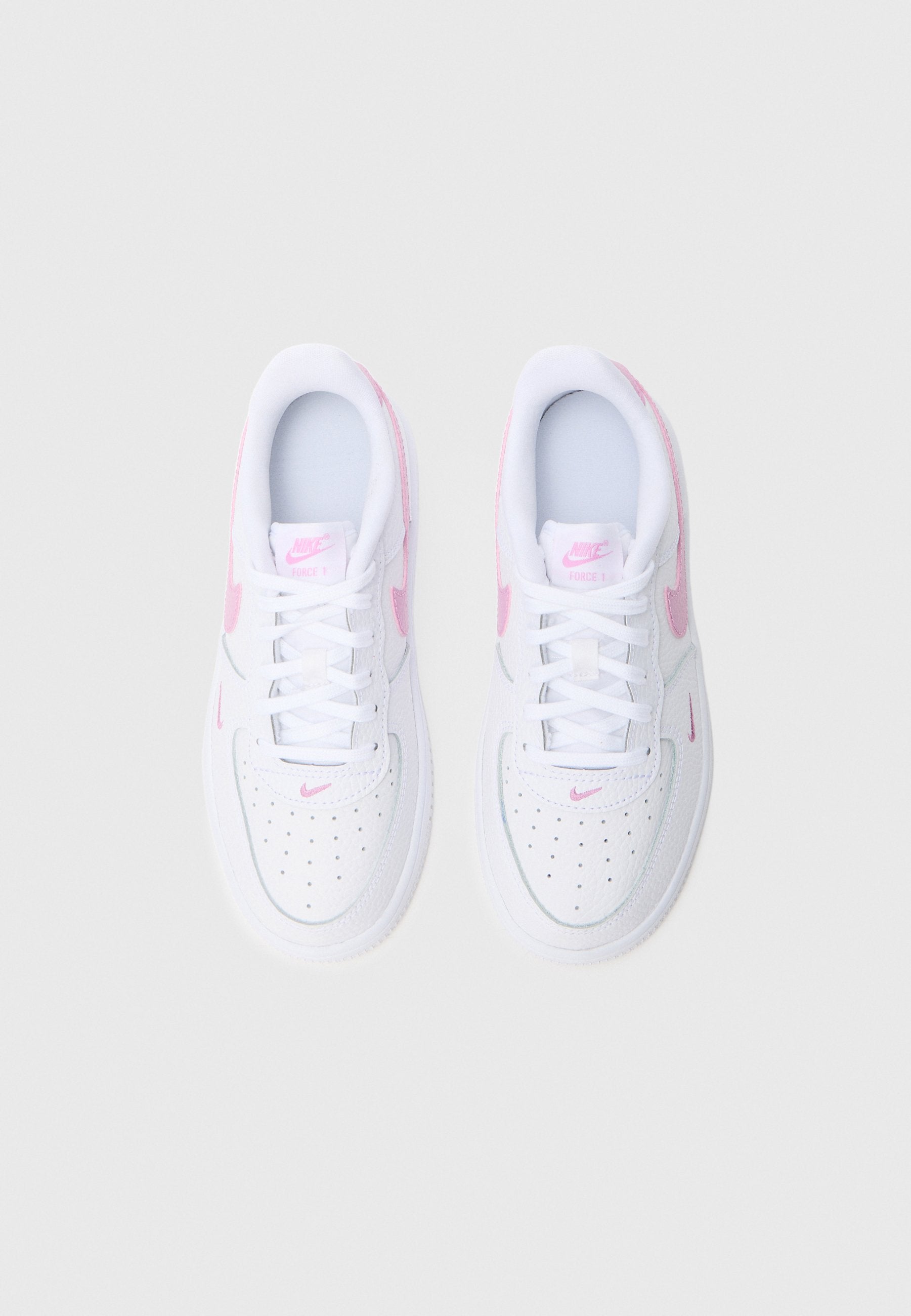 FORCE 1 LOW UNISEX - Trainers - white/magenta/white