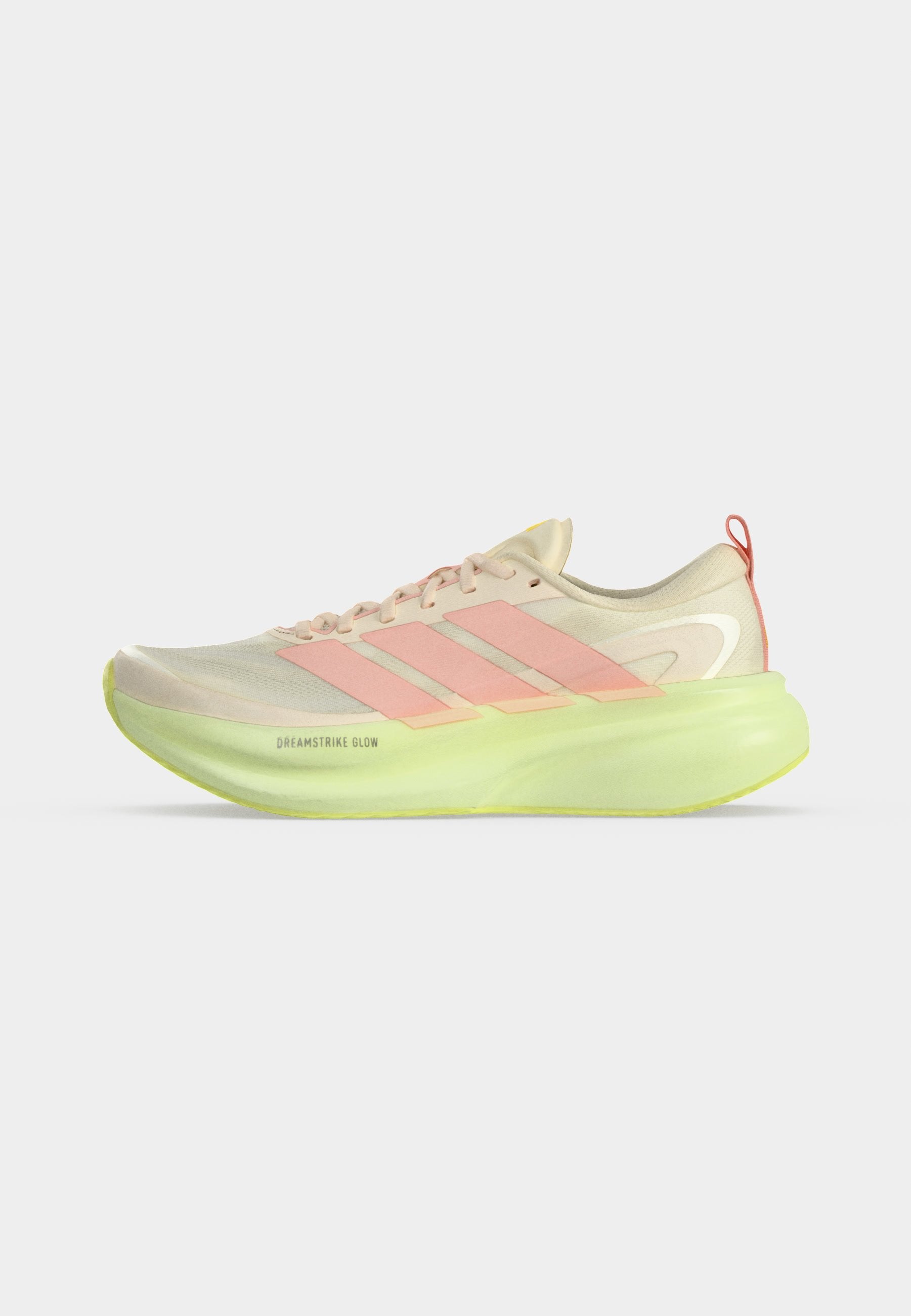 SUPERNOVA GLIDE W - Road running shoes - white/vapour pink/ivory