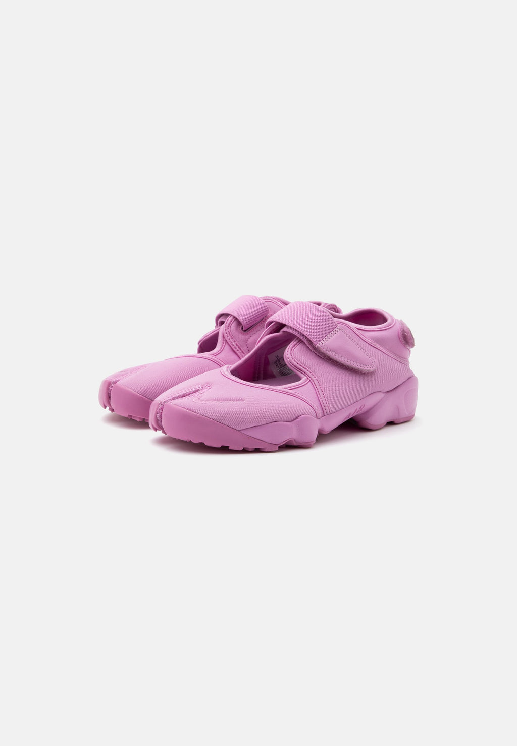 AIR RIFT - Ankle strap ballet pumps - light magenta/black