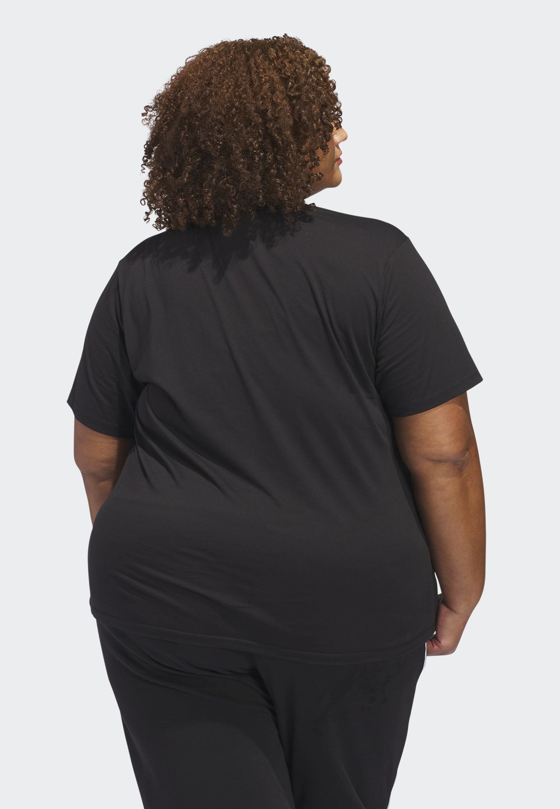 ESSENTIALS SMALL LOGO TSHIRT - Basic T-shirt - black/white