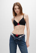 TRIANGLE LABEL - Triangle bra - black
