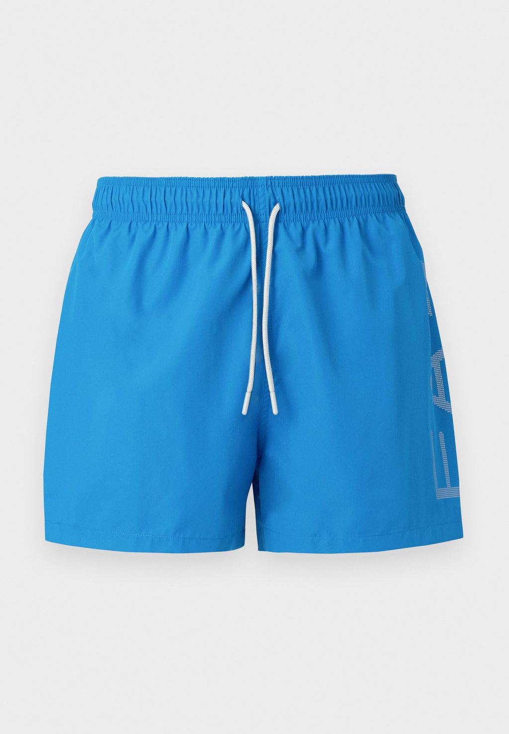 WATER LOGO  - Swimming shorts - turkish sea/silver-coloured