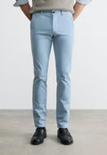 SLIM - Chinos - light pastel blue