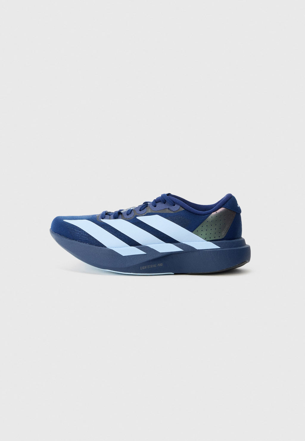 ADIZERO EVO SL J UNISEX - Chaussures de running sur route - bleu foncé/bleu fluo/noir