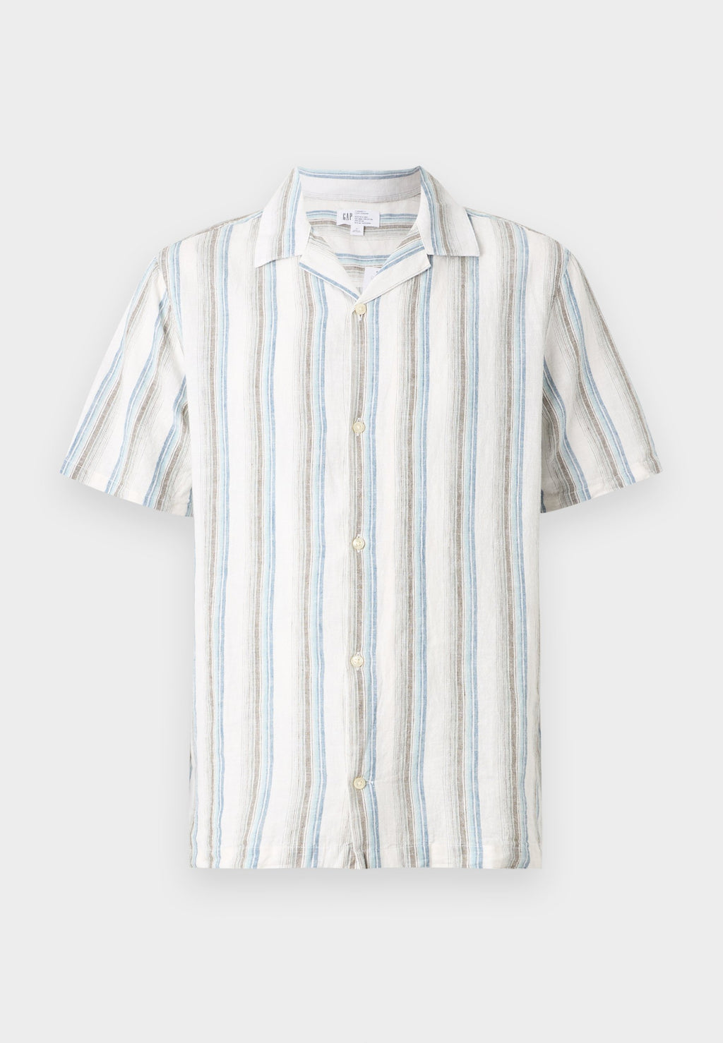 STANDARD RESORT COLLAR - Shirt - green stripe