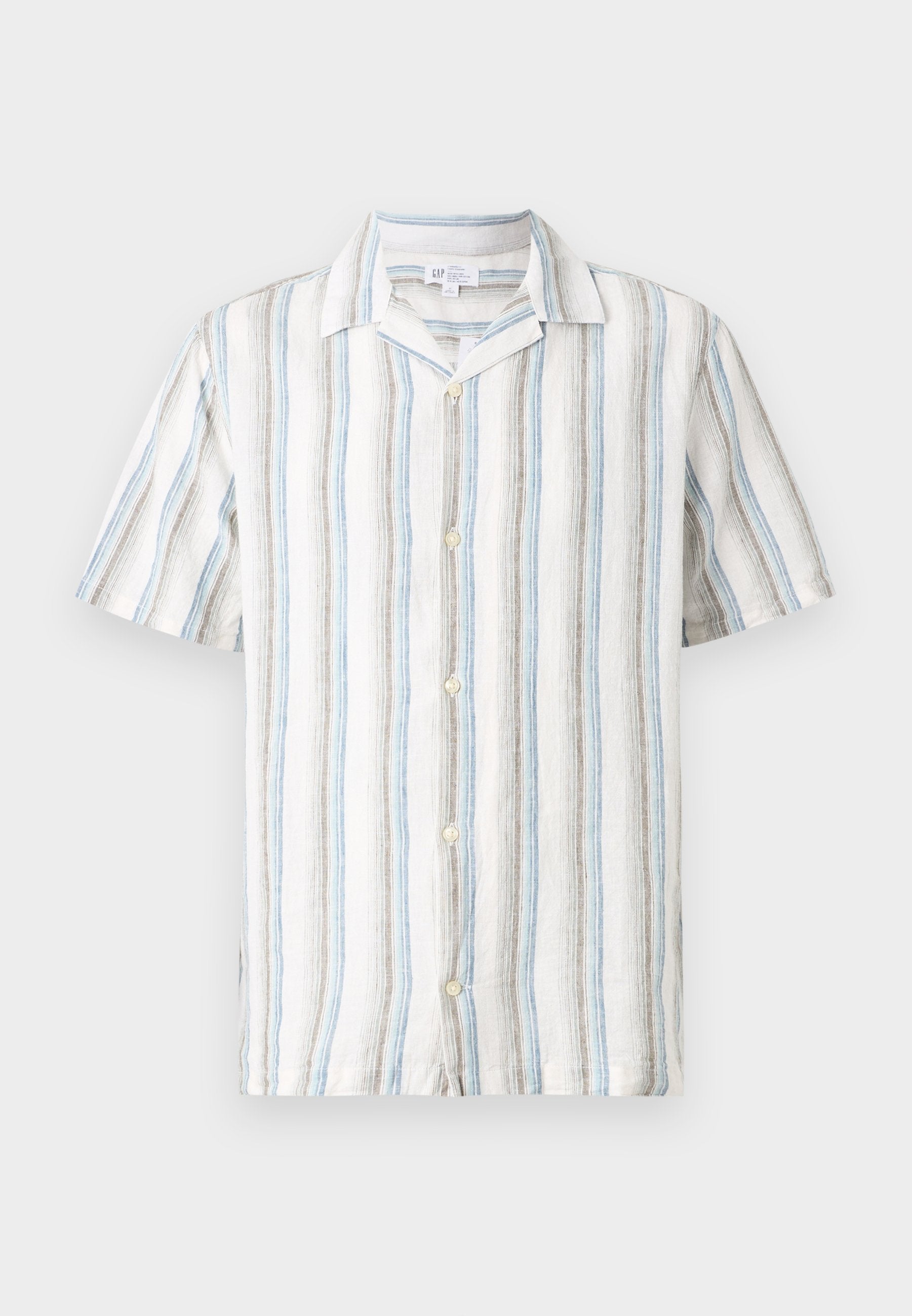 STANDARD RESORT COLLAR - Shirt - green stripe