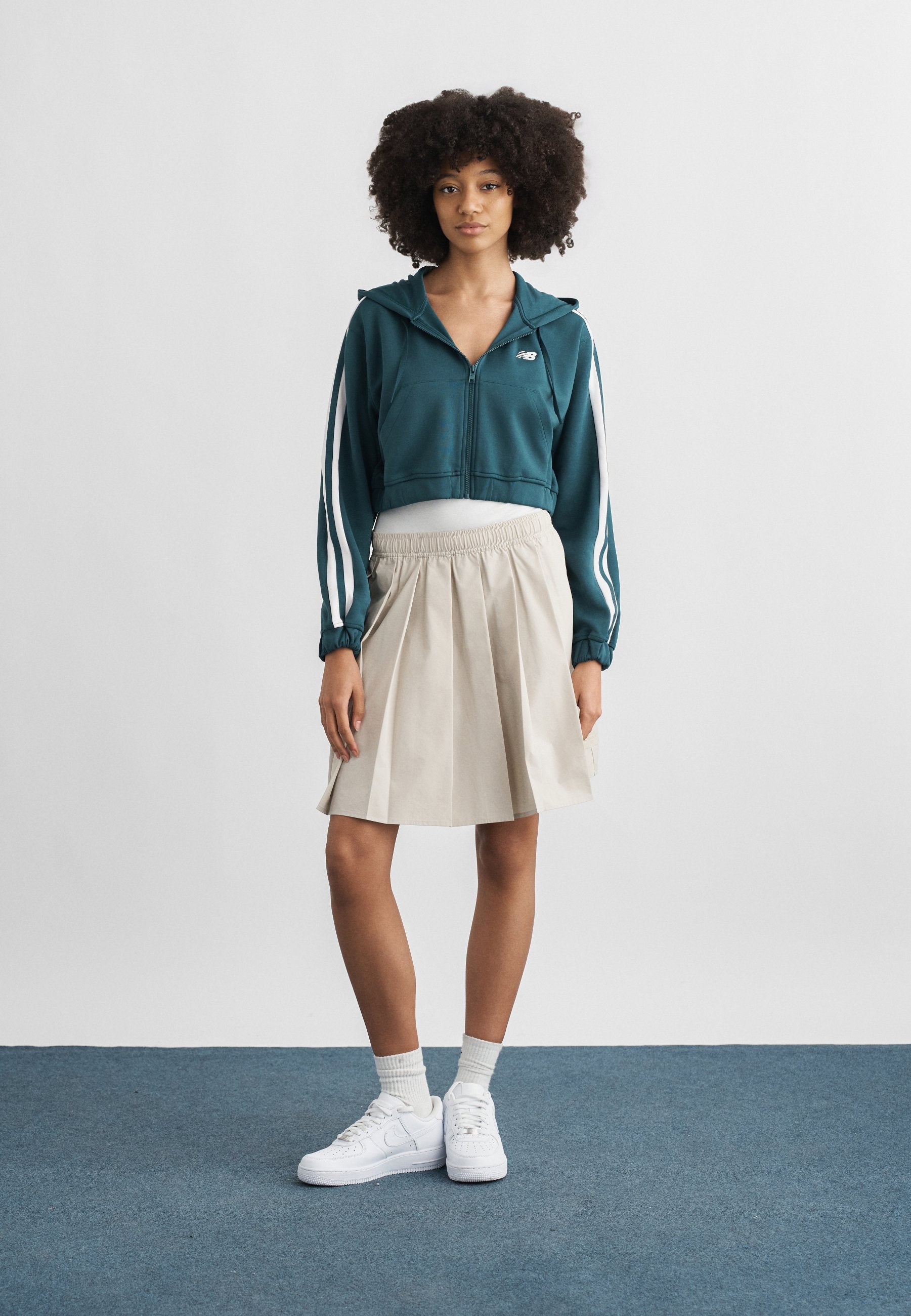 FULL ZIP - Zip-up sweatshirt - medusa green
