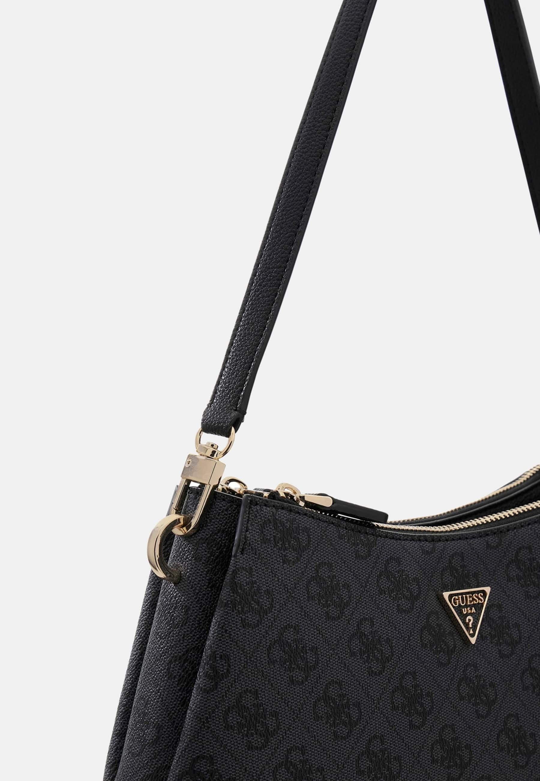 NOELLE - Handbag - coal logo