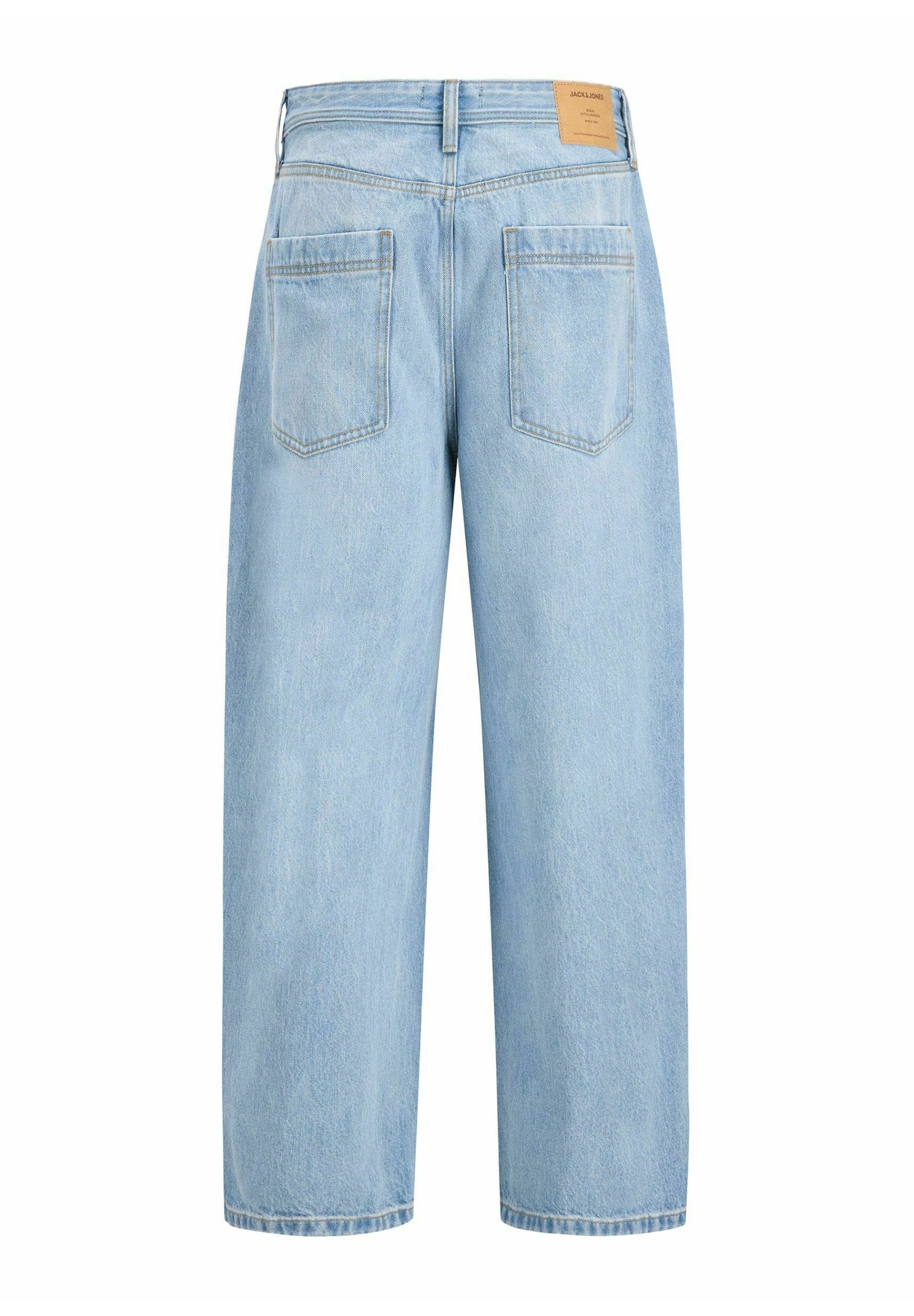 Barrel fit JJIJOEY JJCREW NS 870 ST LN - Baggy Jeans - blue denim