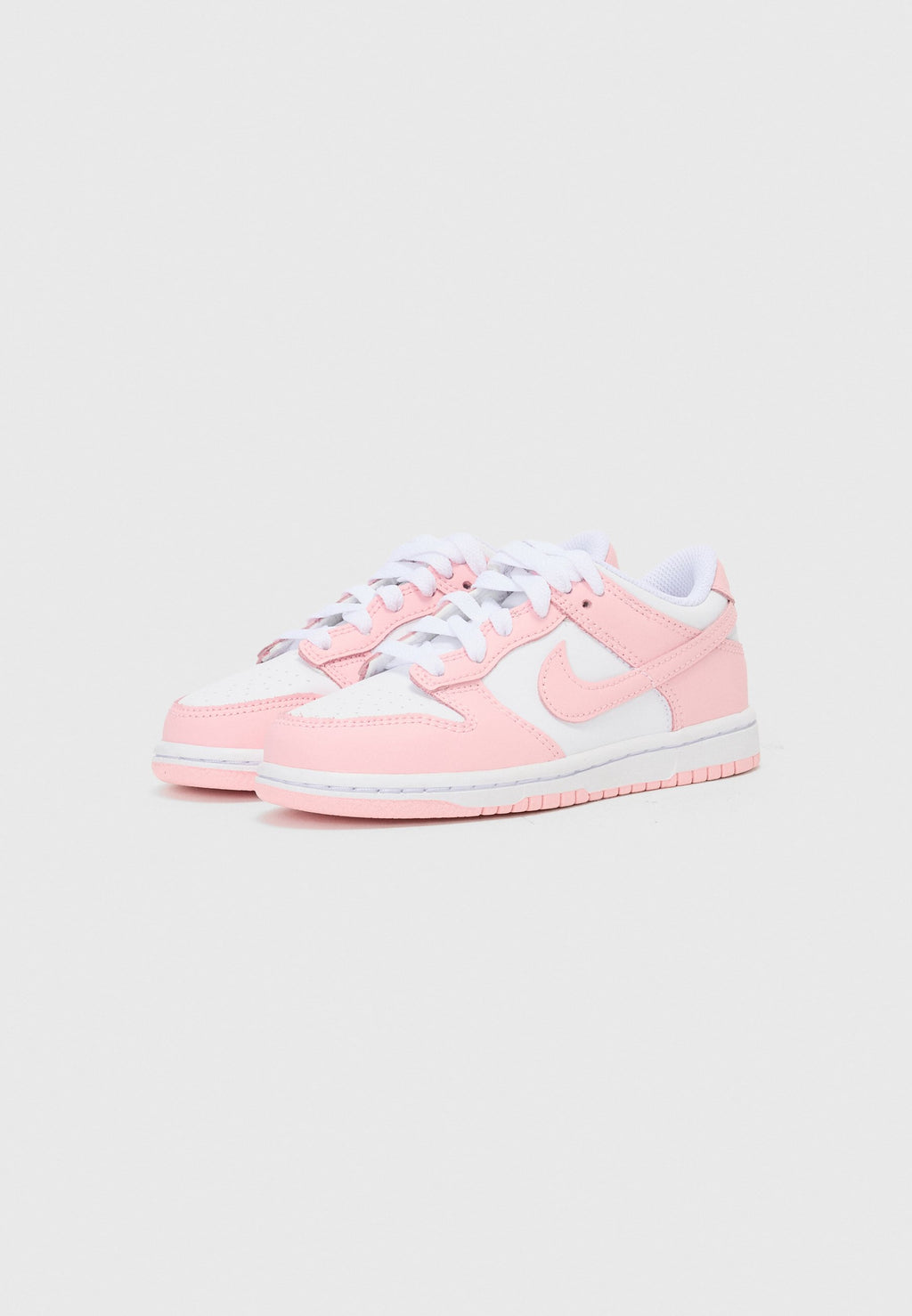 حذاء DUNK LOW UNISEX - رياضي - أبيض/وردي فاتح متوسط/أبيض