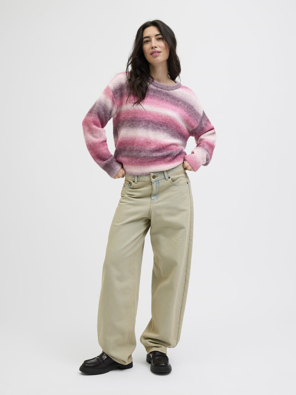 Knitted JXAMIRA Knitted - Jumper - barberry