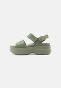 SOHO Y STRAP - Platform sandals - army green