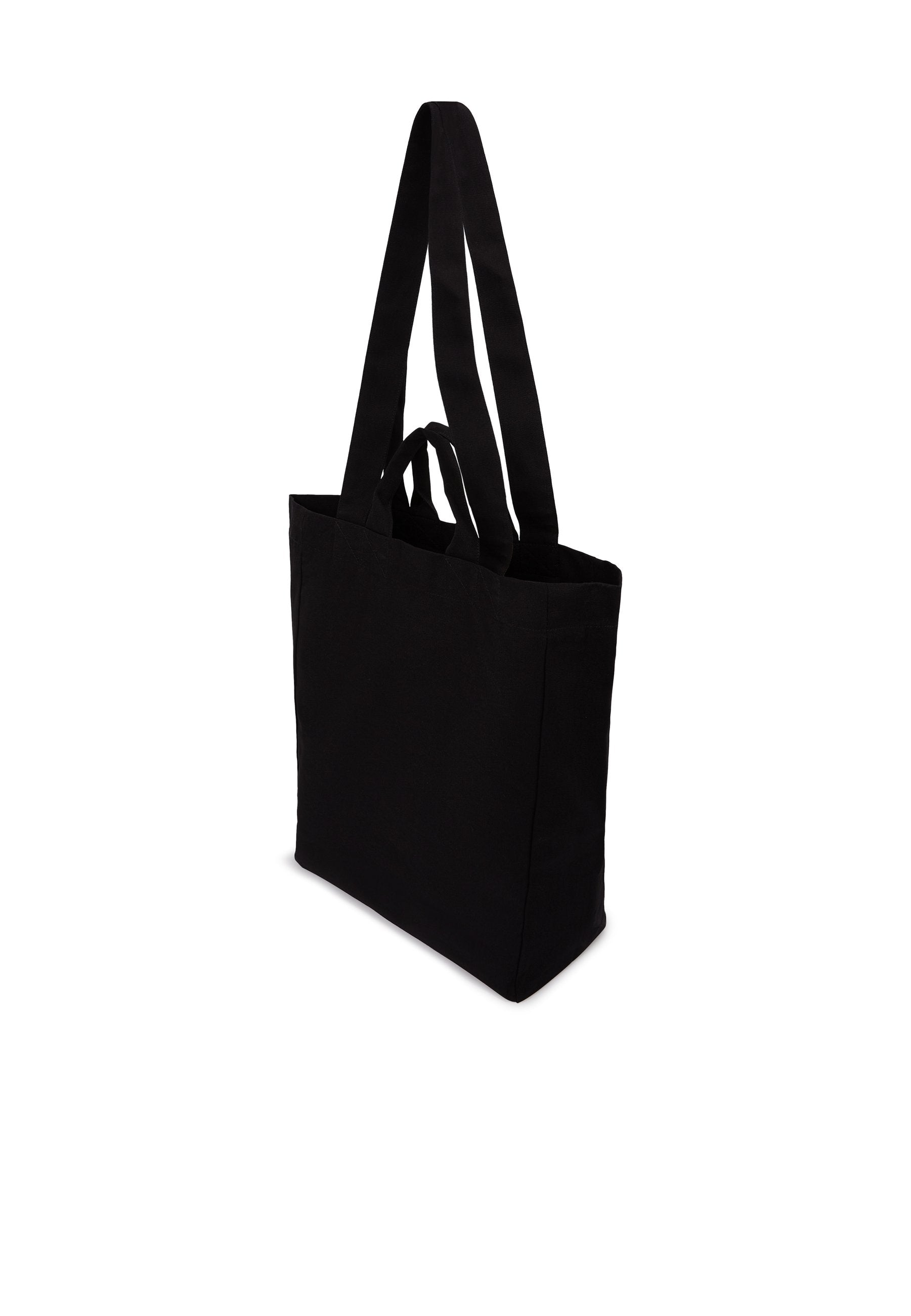 ELONGATED LOGO TOTE  UNISEX - Tote bag - black
