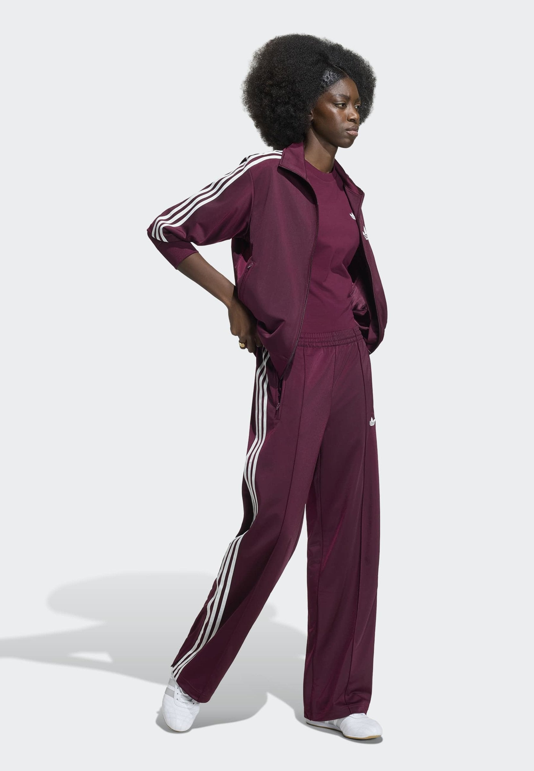 FIREBIRD TP LOOSE - Tracksuit bottoms - maroon