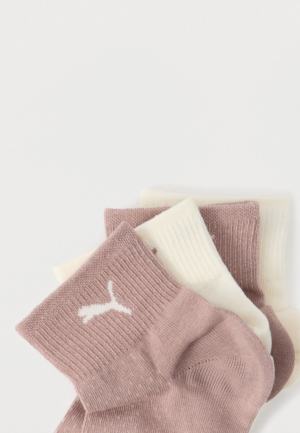 WOMEN QUARTER 4 PACK - Sneaker socks - pristine/sandstone