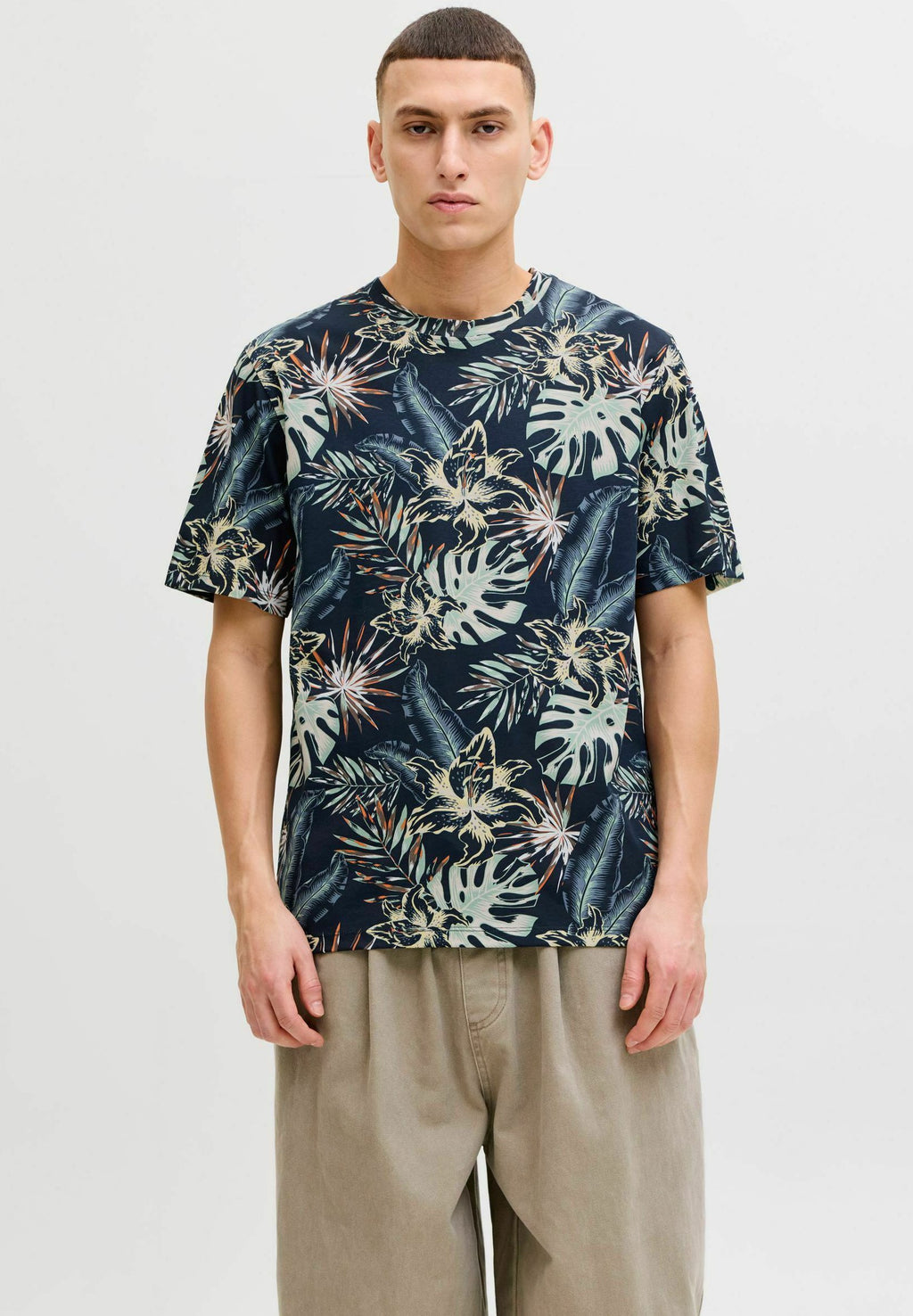 T- - Print T-shirt - navy blazer