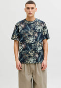 T- - Print T-shirt - navy blazer
