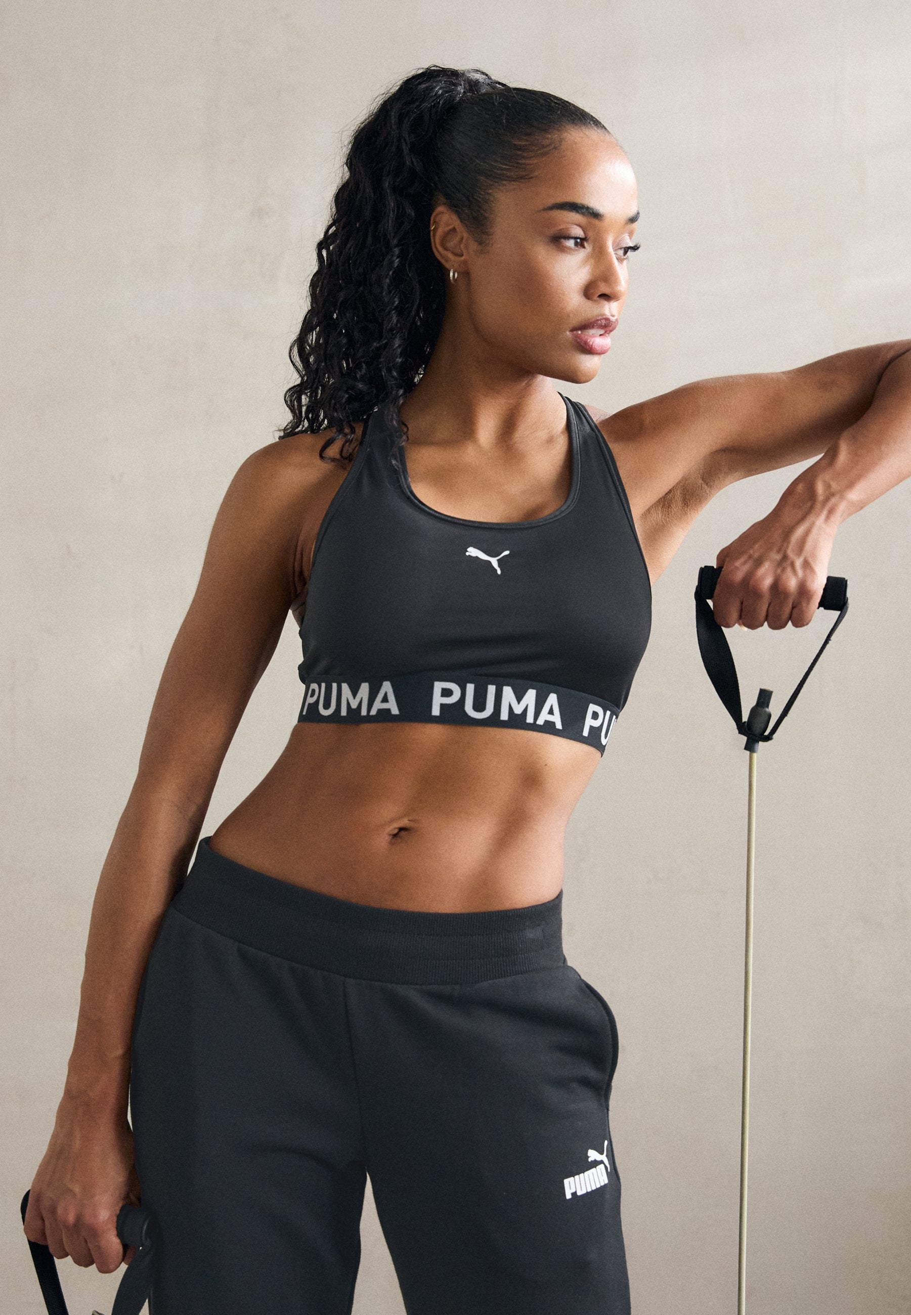 4KEEPS BRA - Medium support sports bra - black