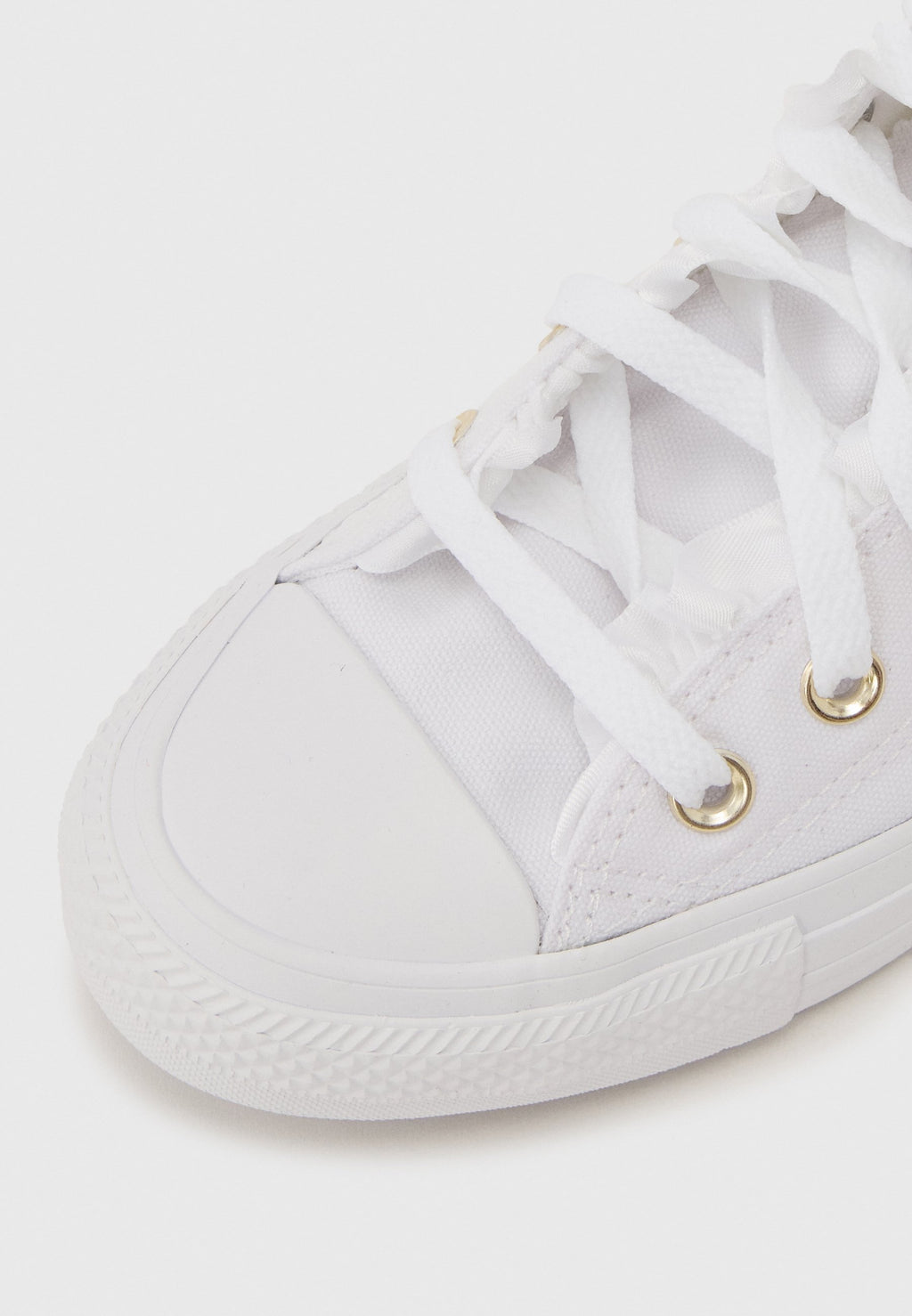 CHUCK TAYLOR ALL STAR - High-top trainers - white/metallic light gold-coloured