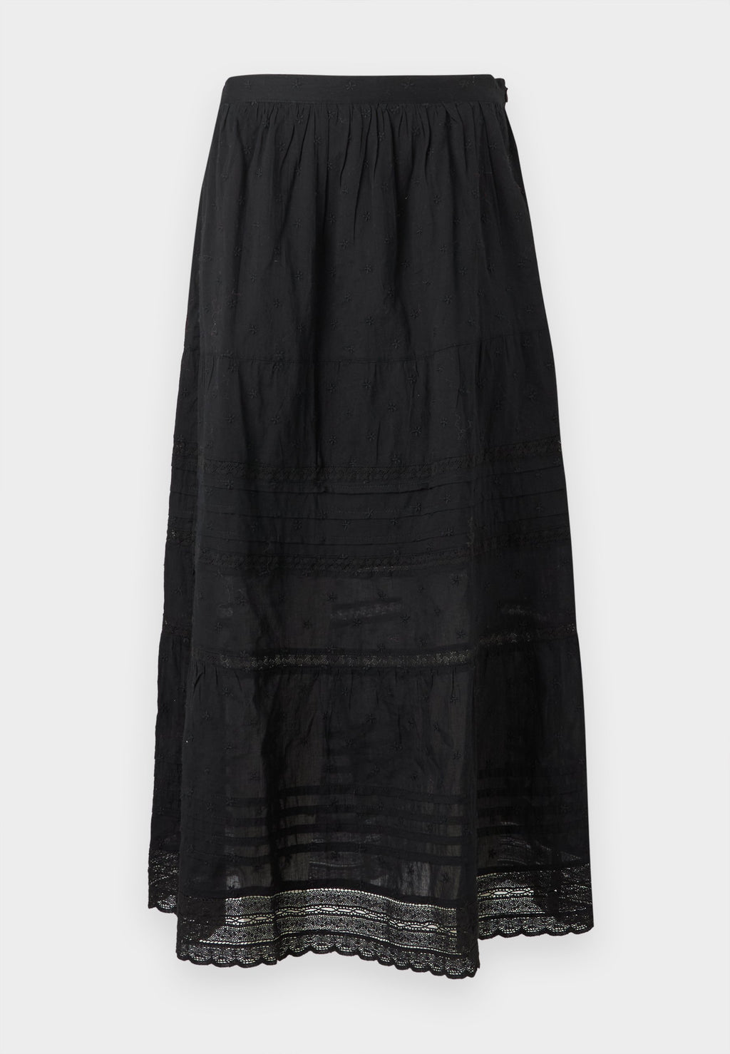 INSERT  - Maxi skirt - true black