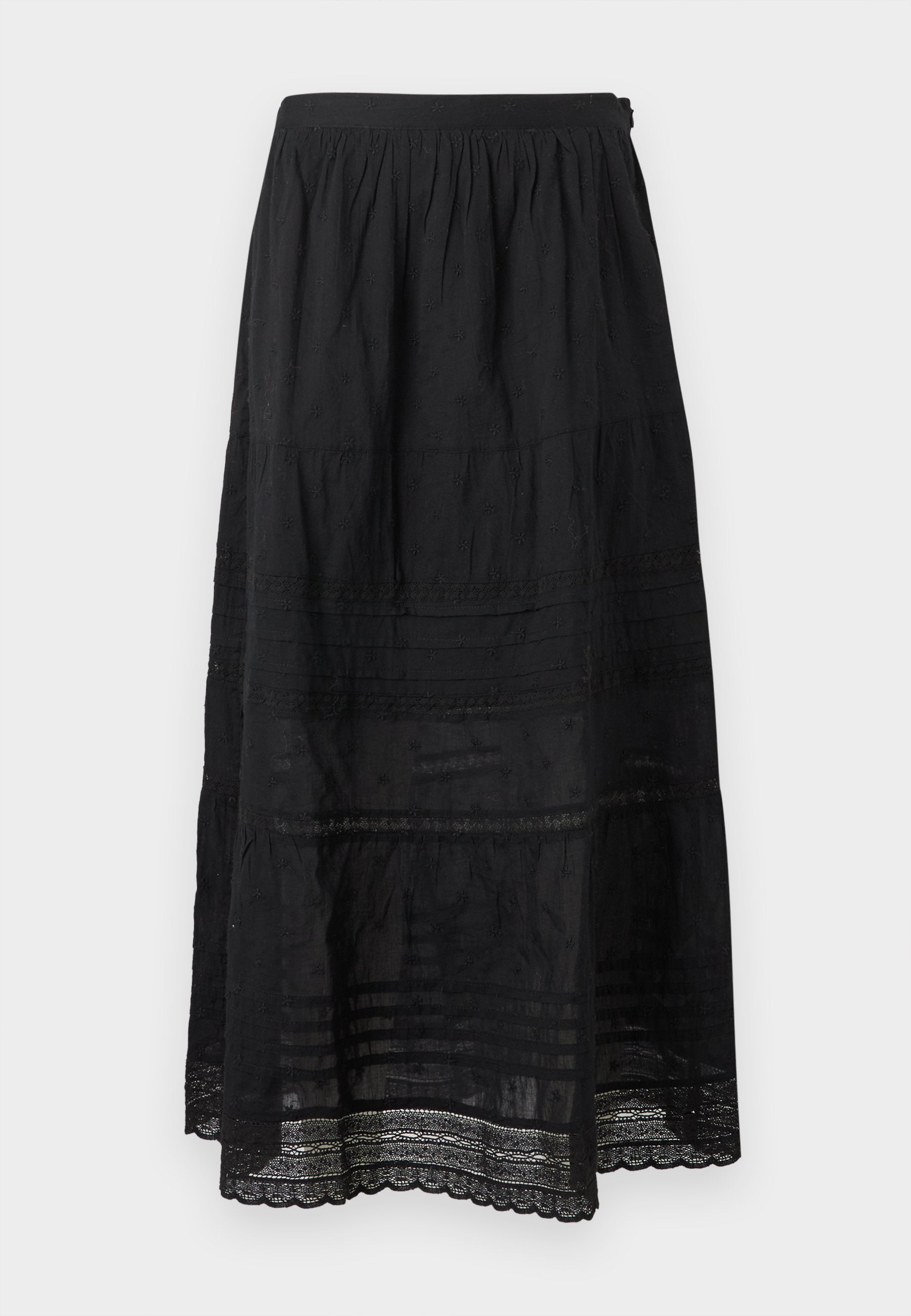 INSERT  - Maxi skirt - true black