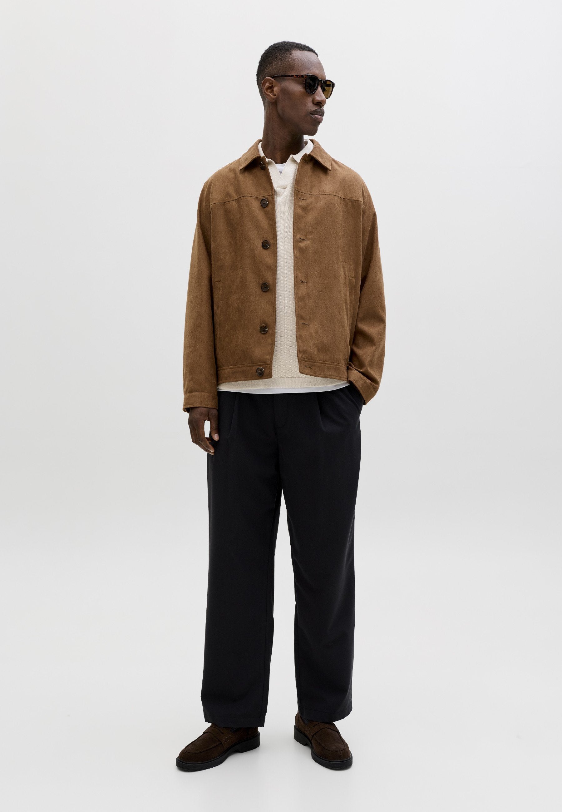 Knitted Knitted - Polo shirt - moonbeam